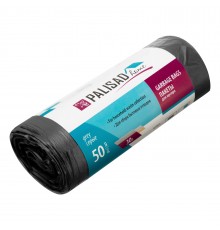 Пакеты для мусора 30 л x 50 шт. серые, Home Palisad
