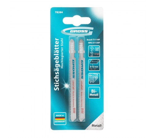 Полотна для электролобзика Profi, 2 шт, ( 31135F-T111HF ) Gross
Полотна для электролобзика Profi, 2 шт, ( 31135F-T111HF ) Gross