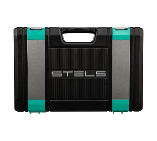 Набор инструментов, 1/2", 1/4", CrV, пластиковый кейс 76 предметов Stels
