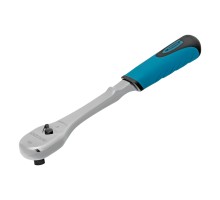 Ключ-трещотка 1/2", CrV, 90 зубьев, усиленный, хром Gross
