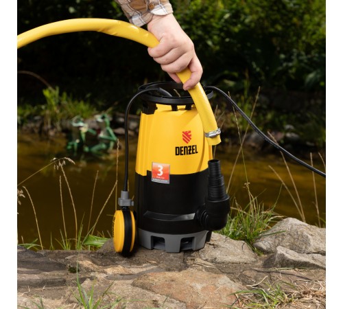Дренажный насос для чистой и грязной воды DP450S, 450 Вт, напор 6 м, 12000 л/ч Denzel
Дренажный насос для чистой и грязной воды DP450S, 450 Вт, напор 6 м, 12000 л/ч Denzel