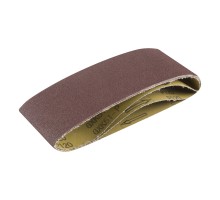 Лента абразивная бесконечная, P 120, 75 х 457 мм, 3 шт Matrix
