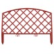 Забор декоративный "Сетка", 24 х 320 см, терракот, Palisad