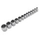 Набор инструментов, 1/2", 1/4", CrV, пластиковый кейс 76 предметов Stels
