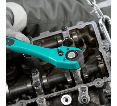 Ключ-трещотка 1/2", CrV, 72 зуба, с быстрым сбросом Stels
