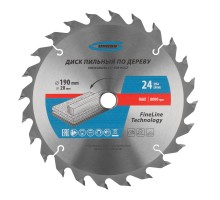 Пильный диск по дереву 190 x 20/16 x 24Т Gross
