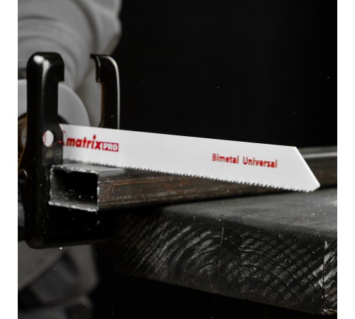 Полотна универсальные для сабельной пилы S1122VF, 200/1.8-2.5 мм, Bimetal, 2 шт, Pro Matrix
