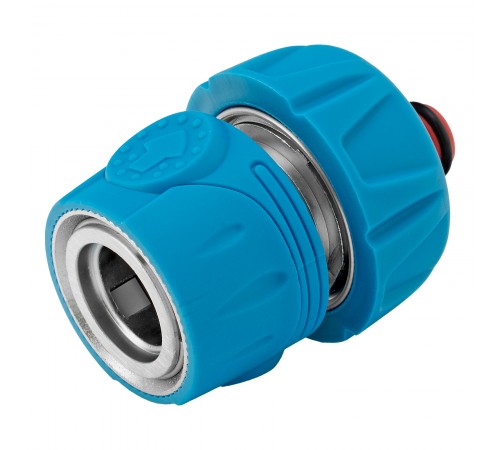 Соединитель быстросъемный 3/4", аквастоп, алюминий, TPR, LUXE Palisad
