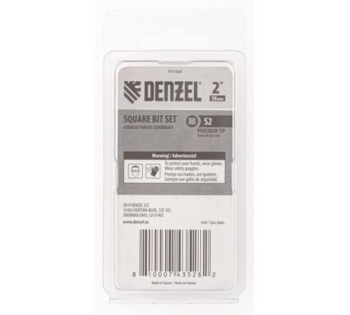 Бита S2x50, 5 шт. Denzel
Бита S2x50, 5 шт. Denzel