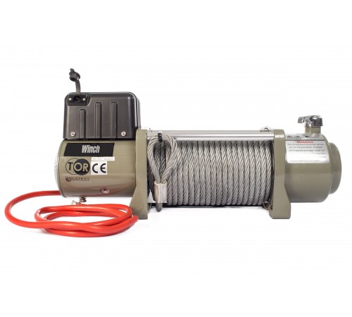 Лебедка автомобильная TOR ЛА SEC16800 г/п 7620 кг 28 м 12V
