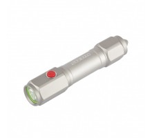 Фонарь автомобильный спасатель, 1 W Led, встроеное лезвие, молоток, 3 режима: 100-50-строб, 3 х ААА Stern
