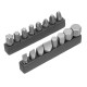 Набор инструментов, 1/2", 1/4", пластиковый кейс, 82 предмета Сибртех