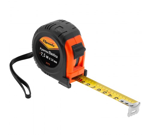 Рулетка Elastica,7,5 м х 24 мм,обрезиненный корпус Sparta
Рулетка Elastica,7,5 м х 24 мм,обрезиненный корпус Sparta
