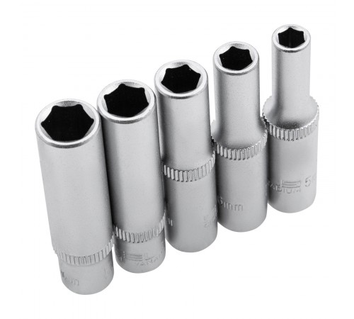 Набор инструментов, 1/2", 1/4", CrV, пластиковый кейс 76 предметов Stels
