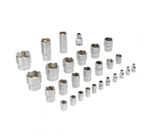 Набор инструментов, 1/2", 1/4", CrV, S2, пластиковый кейс, 82 предмета Denzel
Набор инструментов, 1/2", 1/4", CrV, S2, пластиковый кейс, 82 предмета Denzel