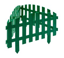 Забор декоративный "Винтаж", 28 х 300 см, зеленый, Palisad
