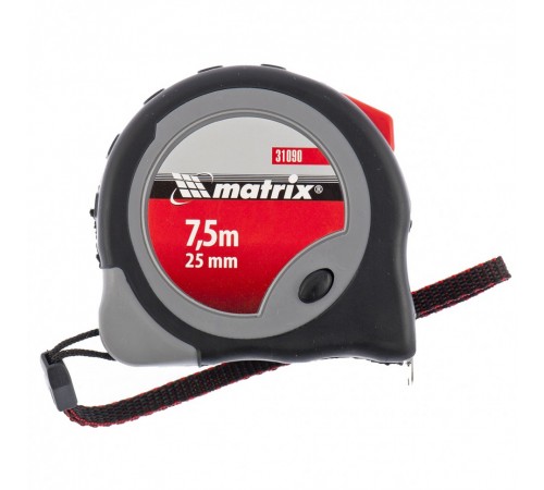 Рулетка Continuous fixation,7,5 м х 25 мм,двухкомпонентный корпус,плавная фиксация Matrix
Рулетка Continuous fixation,7,5 м х 25 мм,двухкомпонентный корпус,плавная фиксация Matrix