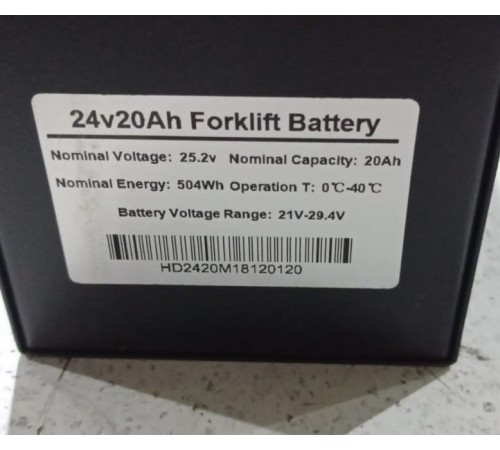 Аккумулятор для тележек PPT15-2/EPT 24V/20Ah литиевый (Li-ion battery)
Аккумулятор для тележек PPT15-2/EPT 24V/20Ah литиевый (Li-ion battery)