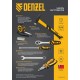 Набор инструментов, 1/2", 3/8", 1/4", CrV, S2, пластиковый кейс, 232 предмета Denzel