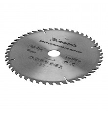 Пильный диск по дереву, 255 х 32 мм, 48 зубьев, кольцо 30/32 Matrix Professional

