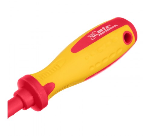Отвертка Insulated, SL8 x 150 мм, CrMo, до 1000 В, двухкомпонентная рукоятка Matrix Professional

