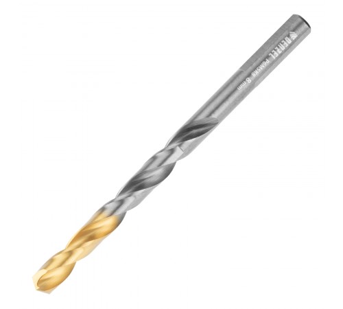 Набор сверл по металлу, 2-8мм, Р6М5К8-TiN, Golden Tip, 6 шт Denzel
