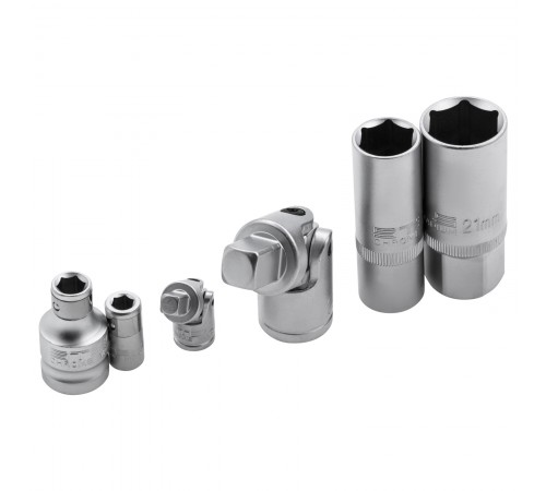 Набор инструментов, 1/4", 1/2", Cr-V, S2, усиленный кейс, 119 предметов Stels
