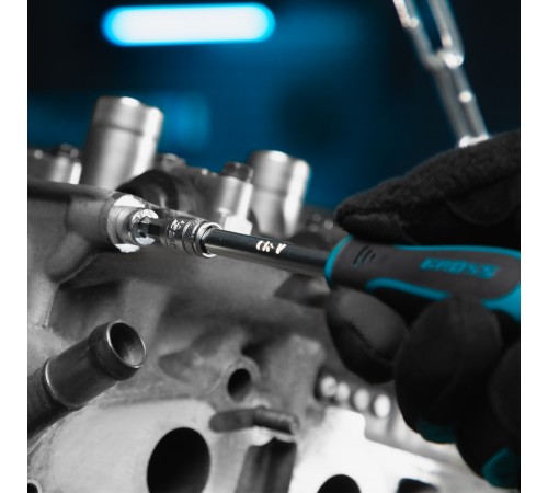 Набор инструментов, 1/4", CrV, 120 зубьев, 42 предмета Gross
