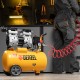 Компрессор DLS950/24 безмаслянный малошумный 950 Вт, 165 л/мин, ресивер 24 л Denzel
