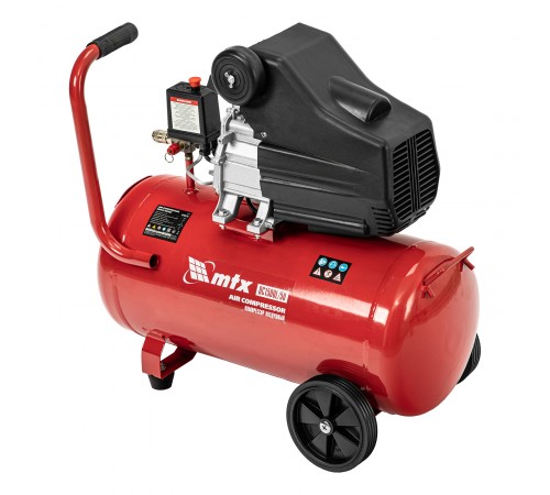 Компрессор воздушный DC1500L/50, 1,5 кВт, 50 л, 210 л/мин MTX
Компрессор воздушный DC1500L/50, 1,5 кВт, 50 л, 210 л/мин MTX