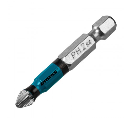 Бита PH2 х 50, сталь S2, 10 шт. Gross
