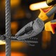 Плоскогубцы комбинированные, диэлектрические трехкомпонентные рукоятки до 1000 В, 180 мм Denzel
