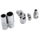 Набор инструментов 1/2", 1/4", CrV, 12 гранные головки, пластиковый кейс, 94 предмета Stels
