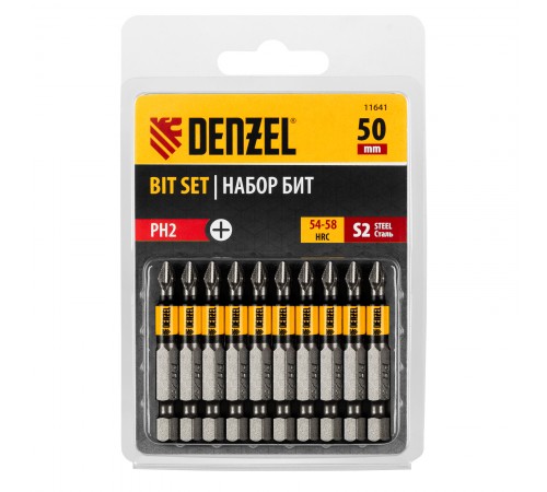 Бита PH2х50, сталь S2, цилиндр., 10 шт. Е 6,3 Denzel
Бита PH2х50, сталь S2, цилиндр., 10 шт. Е 6,3 Denzel