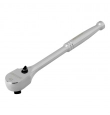 Ключ-трещотка 1/2", CrV, 120 зубьев, цельнометаллический, хром Gross

