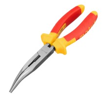 Длинногубцы изогнутые Insulated, 200 мм, двухкомпонентные рукоятки Matrix Professional
