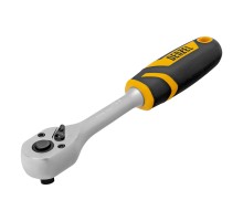 Ключ-трещотка 3/8", 90 зубьев, с быстрым сбросом, CrV Denzel
