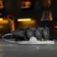Шнур сетевой Energy Series, ПВС, 3 м, 3 x 1,5 мм, с неразборной вилкой, белый, Denzel