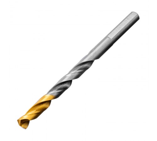 Набор сверл по металлу, 1,5-6,5мм, Р6М5-TiN, Golden Tip, 13 шт Denzel
