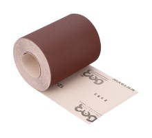 Шкурка на тканевой основе, KK18X W, зернистость 12Н(P 100) бобина 200 мм х 20 м, водостойкая, "БАЗ"
