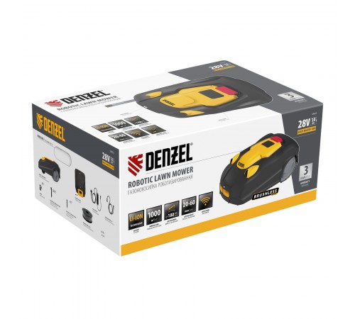 Робот-газонокосилка Grass Master 1000 1000м², 3Ач, 28V, LCD дисплей, Wi-Fi Denzel
Робот-газонокосилка Grass Master 1000 1000м², 3Ач, 28V, LCD дисплей, Wi-Fi Denzel