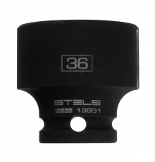 Головка ударная шестигранная, 36 мм, 1/2, CrMo Stels

