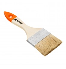 Кисть плоская Slimline 2.5" (63 мм) натуральная щетина, деревянная ручка Sparta
