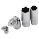 Набор инструментов, 1/2", 1/4", CrV, пластиковый кейс 76 предметов Stels
