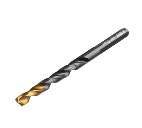 Сверло по металлу, 5 мм, HSS-Tin, Golden Tip, 10 шт. Denzel
Сверло по металлу, 5 мм, HSS-Tin, Golden Tip, 10 шт. Denzel