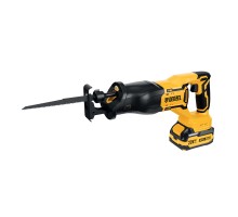 Пила сабельная аккумуляторная бесщет. RS-250, Li-Ion, 20 В Denzel

