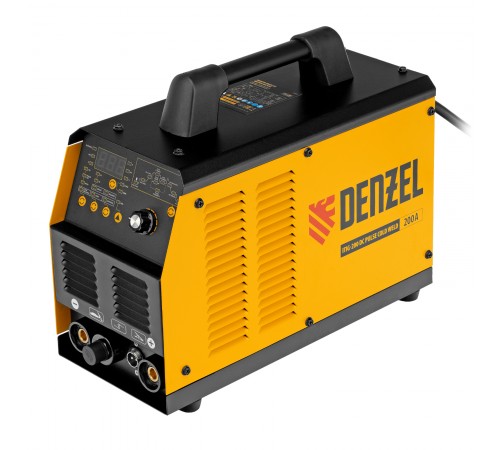 Аппарат инвертор. аргонодуговой сварки ITIG-200 DС Pulse Cold Weld, 200 А, ПВ 60% Denzel
Аппарат инвертор. аргонодуговой сварки ITIG-200 DС Pulse Cold Weld, 200 А, ПВ 60% Denzel