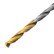 Набор сверл по металлу, 1-13 мм, Р6М5-TiN, Golden Tip, 25 шт Denzel