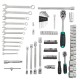 Набор инструментов, 1/2", 1/4", CrV, пластиковый кейс 88 предметов Stels
