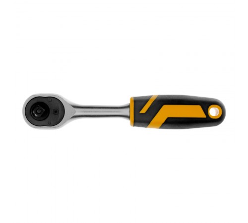 Ключ-трещотка 1/4", 90 зубьев, с быстрым сбросом, CrV Denzel
